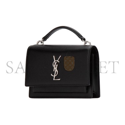 YSL SUNSET CHAIN WALLET IN SMOOTH LEATHER 533026D422N1000 (19*14*5.5cm)