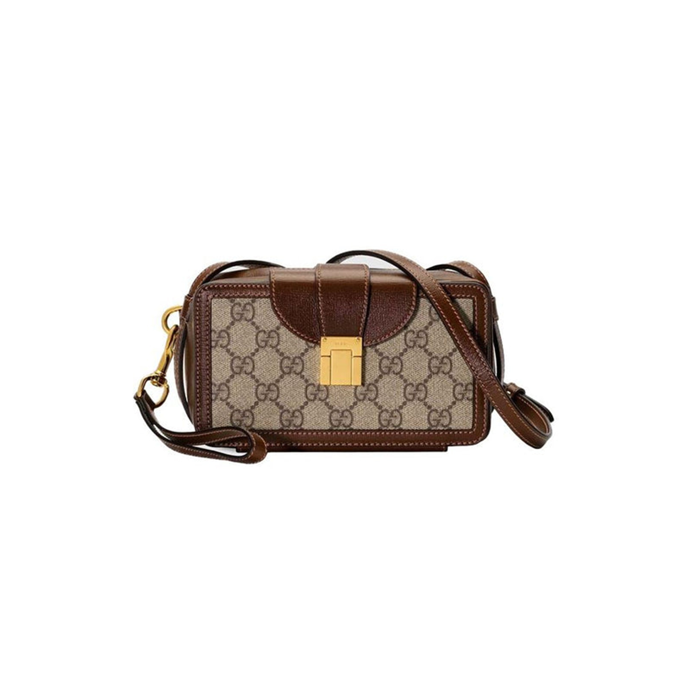 GUCCI MINI BAG WITH CLASP CLOSURE 614368 92TCG 8563 (18*10.5*6.5cm) GUCCI MINI BAG WITH CLASP CLOSURE 614368 92TCG 8563 (18*10.5*6.5cm)