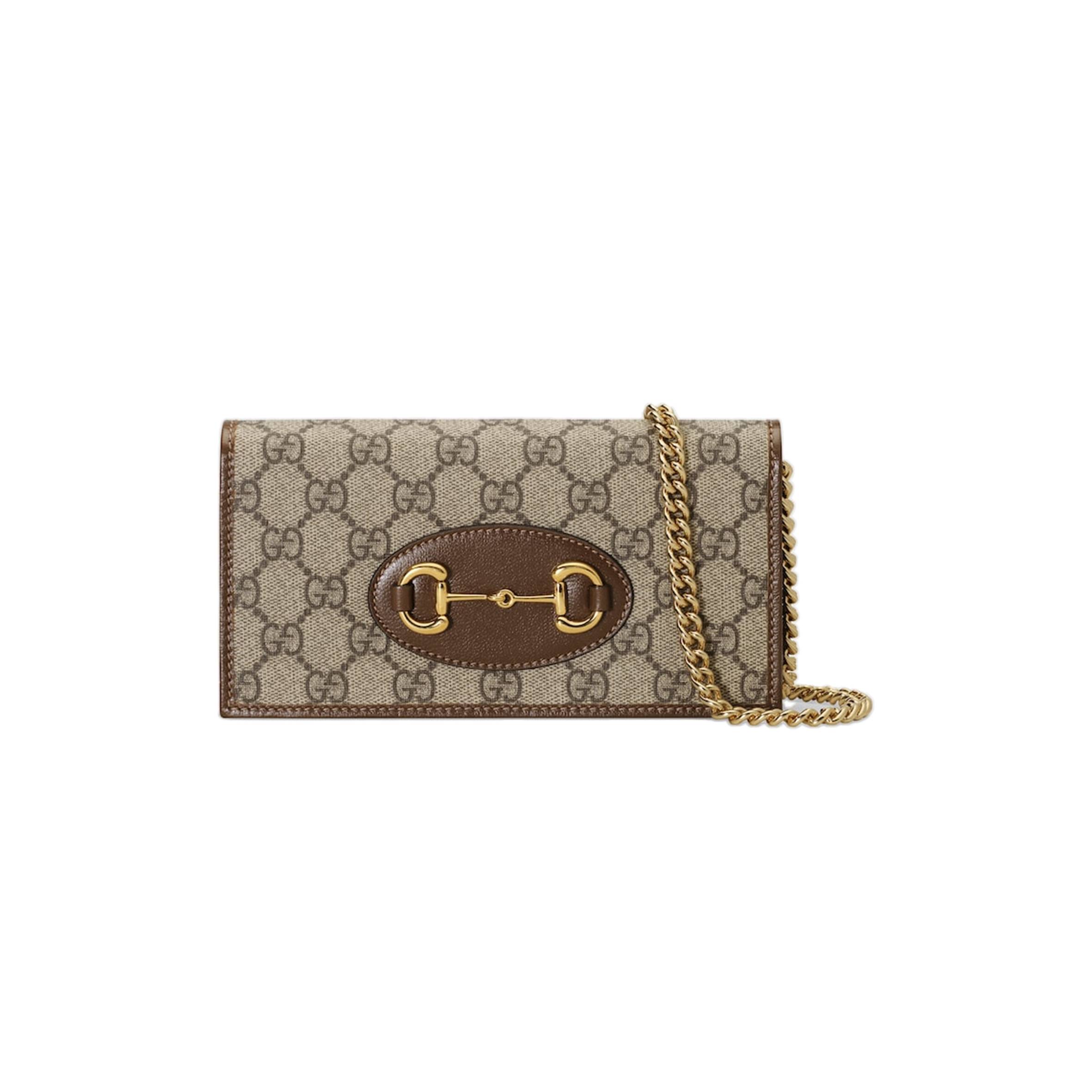 GUCCI HORSEBIT 1955 WALLET WITH CHAIN 621892 (21*19*2.5cm) GUCCI HORSEBIT 1955 WALLET WITH CHAIN 621892 (21*19*2.5cm)