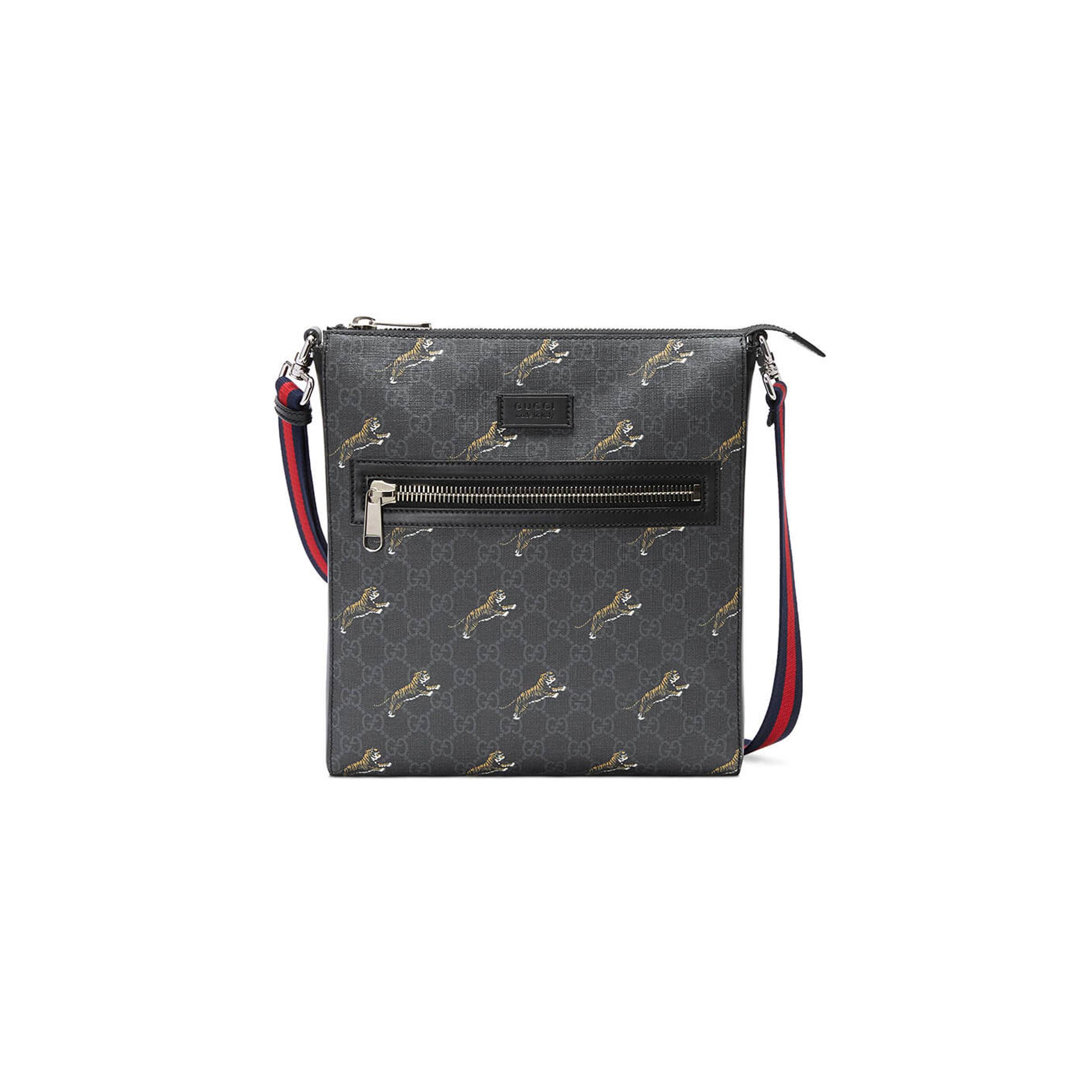 GUCCI BESTIARY MESSENGER WITH TIGERS 474137 (28.5*27*5cm) GUCCI BESTIARY MESSENGER WITH TIGERS 474137 (28.5*27*5cm)