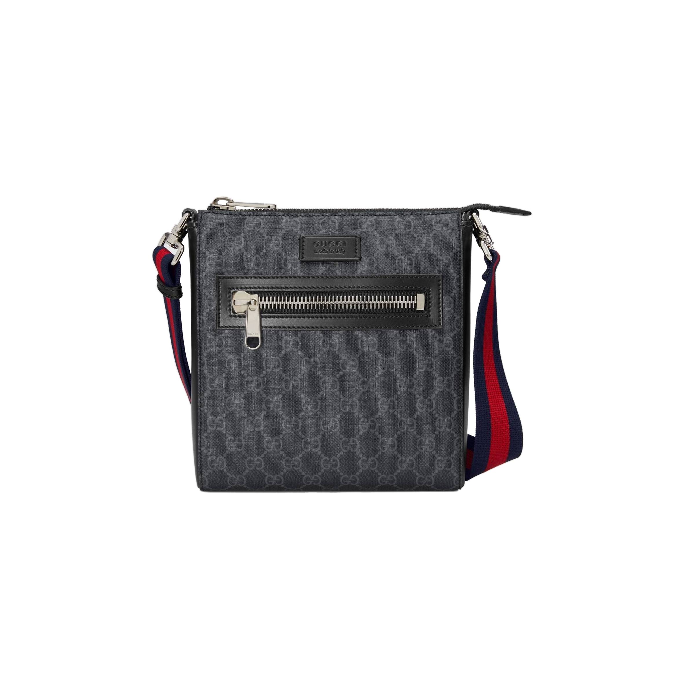 GUCCI BLACK SMALL MESSENGER BAG 523599 (23.5*21*4.5cm) GUCCI BLACK SMALL MESSENGER BAG 523599 (23.5*21*4.5cm)