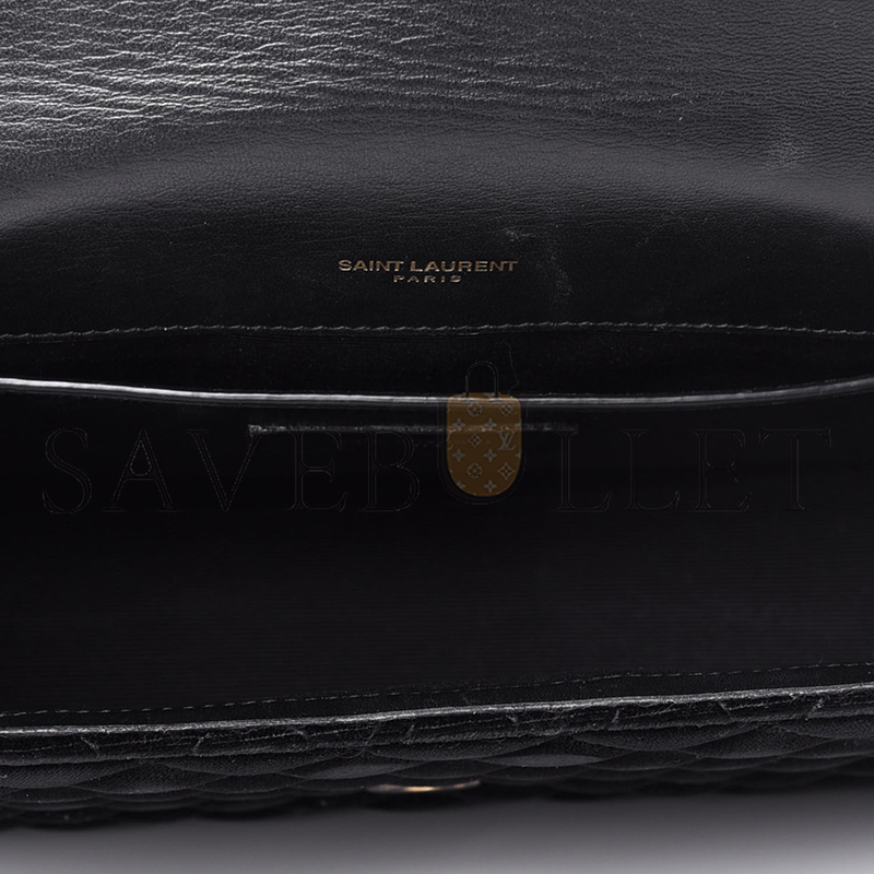 YSL ENVELOPE MEDIUM CHAIN BAG IN SUEDE SHOULDER BAG 487206759478 (24*17.5*6cm)