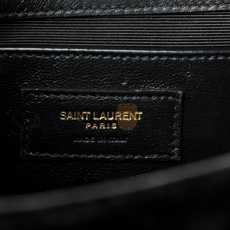 YSL ENVELOPE MEDIUM CHAIN BAG IN SUEDE SHOULDER BAG 487206759478 (24*17.5*6cm)