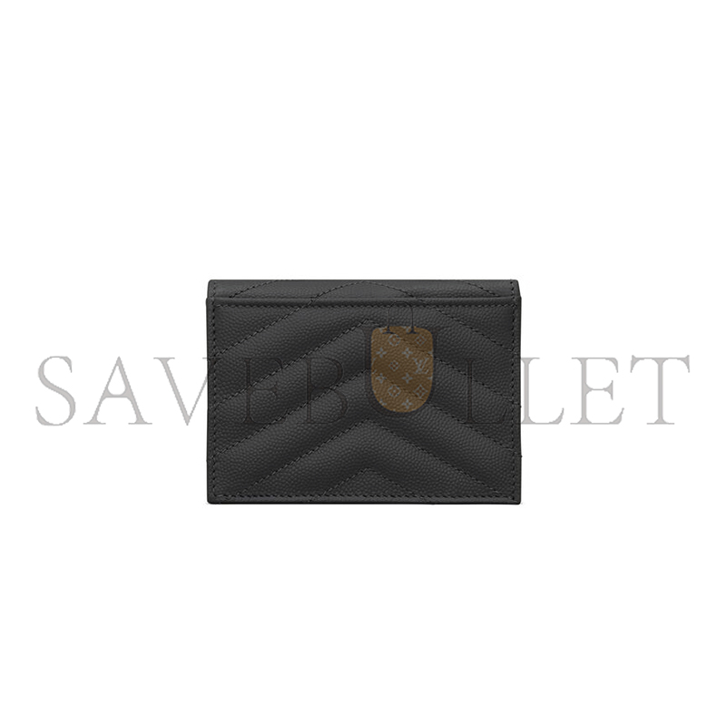 YSL CASSANDRE MATELASSÉ FLAP CARD CASE IN GRAIN DE POUDRE LEATHER 668290BOWA11000 (11*8.5*3cm) YSL CASSANDRE MATELASSÉ FLAP CARD CASE IN GRAIN DE POUDRE LEATHER 668290BOWA11000 (11*8.5*3cm)