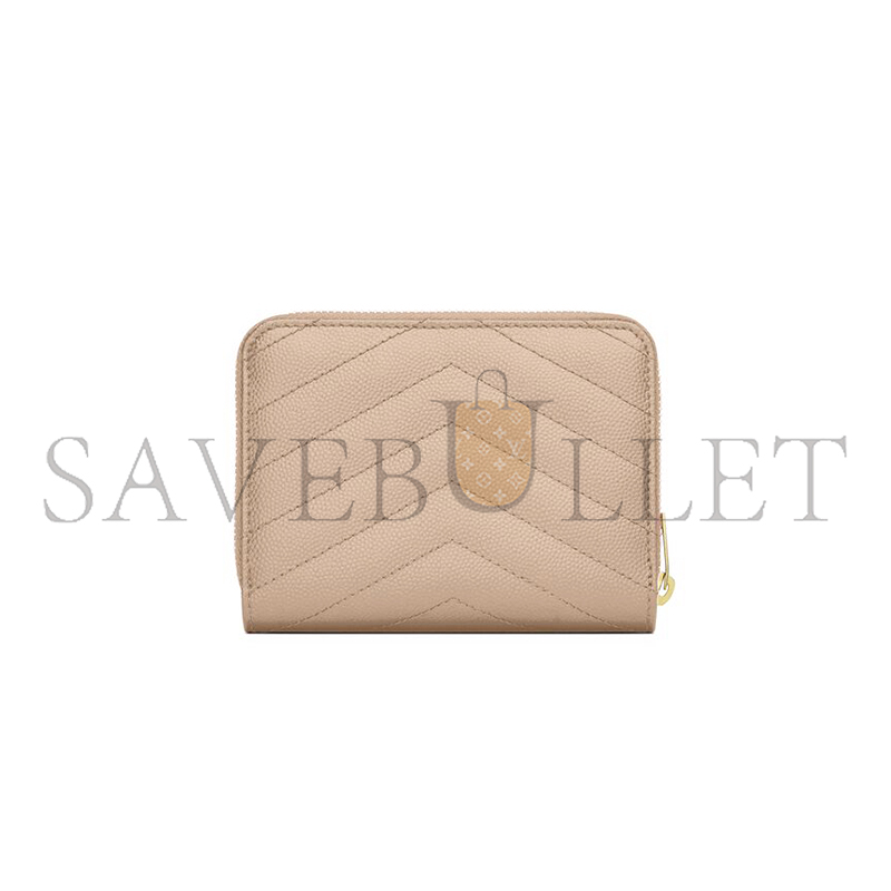 YSL CASSANDRE MATELASSÉ COMPACT ZIP AROUND WALLET IN GRAIN DE POUDRE LEATHER 668288BOW012721 (12*10*3cm) YSL CASSANDRE MATELASSÉ COMPACT ZIP AROUND WALLET IN GRAIN DE POUDRE LEATHER 668288BOW012721 (12*10*3cm)