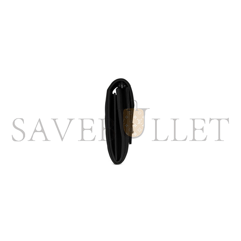 YSL CASSANDRE MATELASSÉ LARGE FLAP WALLET IN GRAIN DE POUDRE LEATHER 372264BOW081000 (19*11*3cm) YSL CASSANDRE MATELASSÉ LARGE FLAP WALLET IN GRAIN DE POUDRE LEATHER 372264BOW081000 (19*11*3cm)